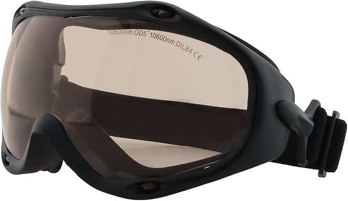 MCWlaser CO2 Laser Safety Goggles 10600nm 10.6um OD5+ Eye Protection Glasses For CO2 Laser Engraver Cutting Cutter EP-4 Style 10