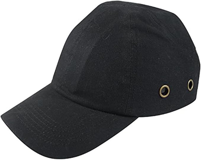 Baseball Bump Cap, Safety Hard Hat Style Comfortable Lightweight Head Protection Cap Adjustable Four Vents Protective Hat for Men Women