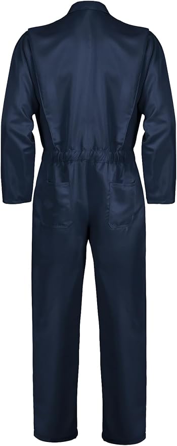 Navy Blue Adult Jumpsuit Coveralls Halloween Costume for Men Jumpsuit Horror Killer Costume Mechanic Work Uniform