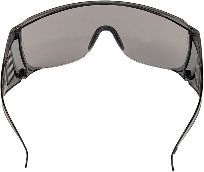 BISON LIFE Diamont Vented Over Glasses Safety Glasses | Meets ANSI Z87.1, Impact Resistant Polycarbonate Lens