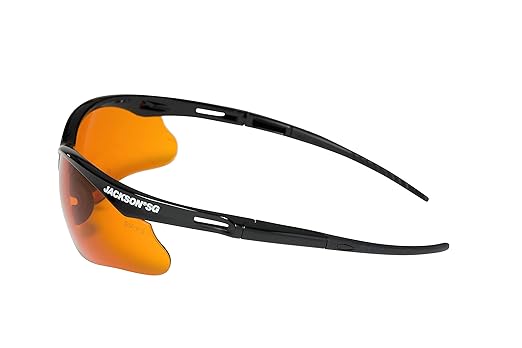 Jackson Safety SG Safety Glasses - Eye Protection for Men & Women - ANSI Z87.1 - Pack of 12 (Multiple Styles)