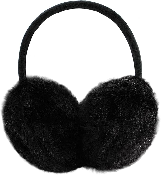 POXIMI Women Winter Earmuffs Girl Ski Adjustable Ear Covers for Cute Bow Ear Warmer Outdoor Earmuff Fleece Lining