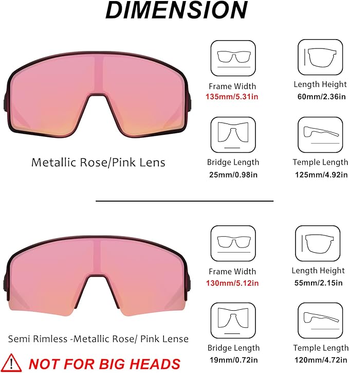 MAXJULI Polarized Sunglasses for Men Women, Windproof Outdoor Sports Cycling Running UV400 Protection Sun Glasses 8121