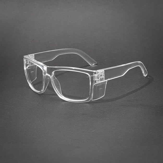 TransitionSafetyGlaseswith ANSI Z87+ImpactApproved Wraparound&Anti Bluelight UV400