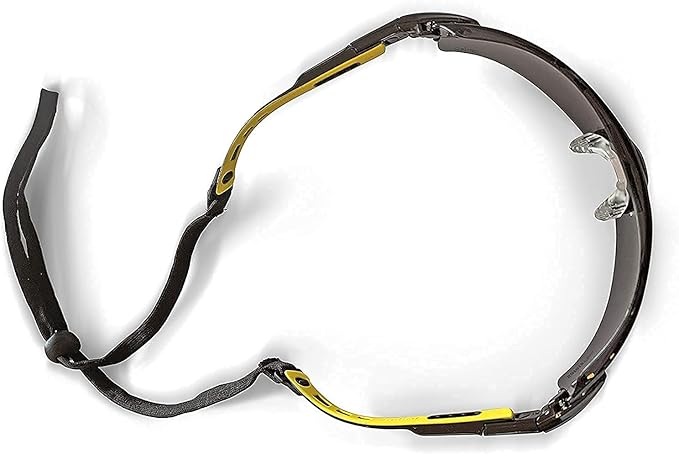 Anti-Fog Safety Glasses (Clear Lens) SPG801CL-AF, ANSI Z87.1, Scratch Resistant, Wrap Around Lens, Adjustable Temple & Hinges, UV Protection, Case & Strap Included