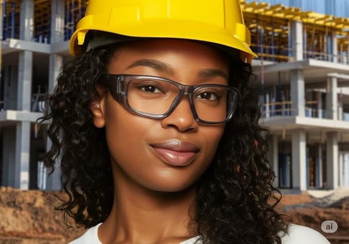 TITANIUM - Safety Glasses Protective Eyewear for Men and Women - ANSI z87.1 Safety Glasses - Impact Resistant, Comfortable Eye Protection for Industrial, Construction, Consumer, and Sports