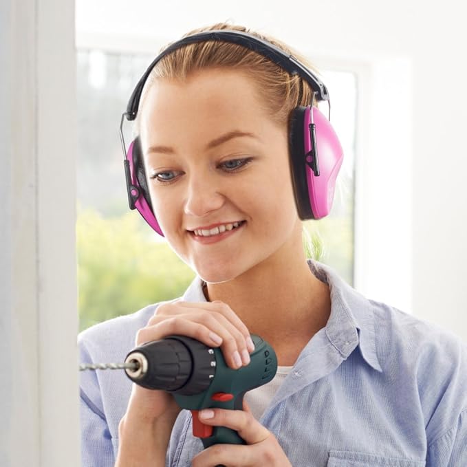 Pro For Sho 34dB NRR Hearing Protection Ear Muffs - Highest NRR in Compact Design, Ear Protection for Shooting, Mowing, Work