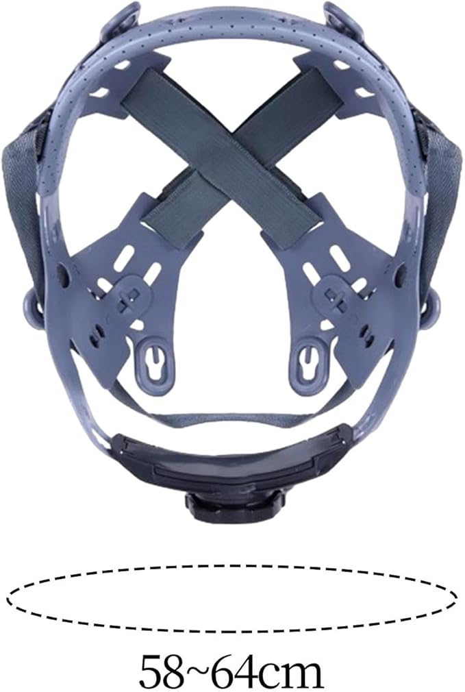 Generic Hard Hat Suspension Bump Cap Insert Hat Liner Insert Head Protection Adjustable Bruisesproof Safety Replacement Suspension, 8 Point Knob, 58-64cm