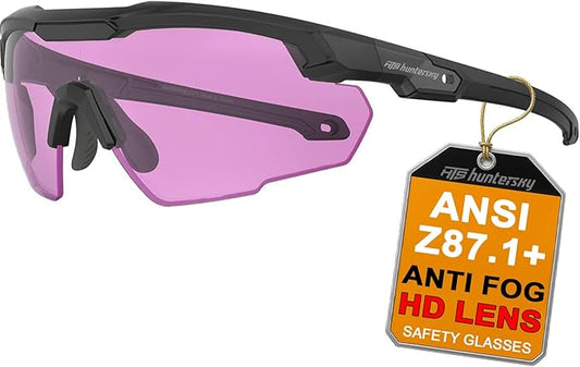 Shooting Safety Glasses for Men Airsoft Hunting Riding Anti-Fog Military Grade Ballistic Tactical Eye Pro Range