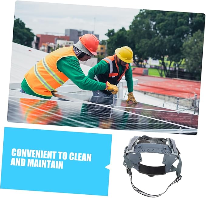 2pcs Adjustable Hard Hat Cushion Inserts Helmet Liner Replacement Pads for Safety Helmets Compatible Full Brim Hard Hat Suspension System