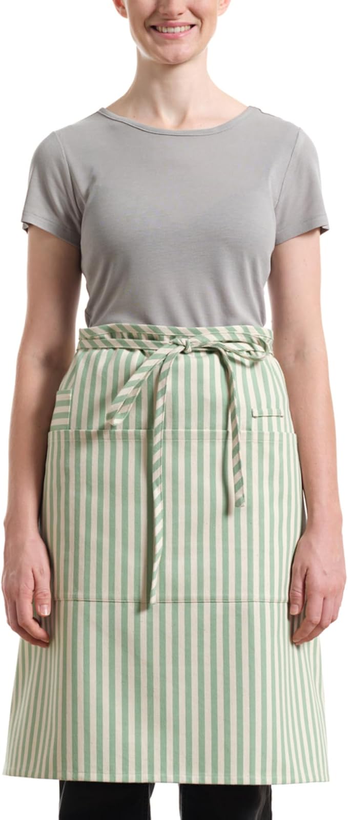 MEEMA Bistro Half Apron for Men & Women | Half Aprons for Women With Pockets | Delantales Para Meseros | Waitress Aprons | Server Apron with Pocket