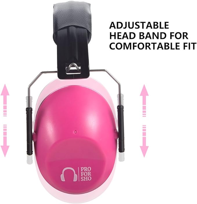 Pro For Sho 34dB NRR Hearing Protection Ear Muffs - Highest NRR in Compact Design, Ear Protection for Shooting, Mowing, Work