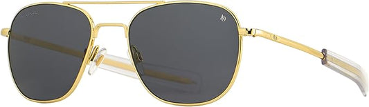 AO Americal Optical Original Pilot Glass Lenses Sunglasses | SkyMaster Glass Lenses | Polarized and Non-Polarized Available