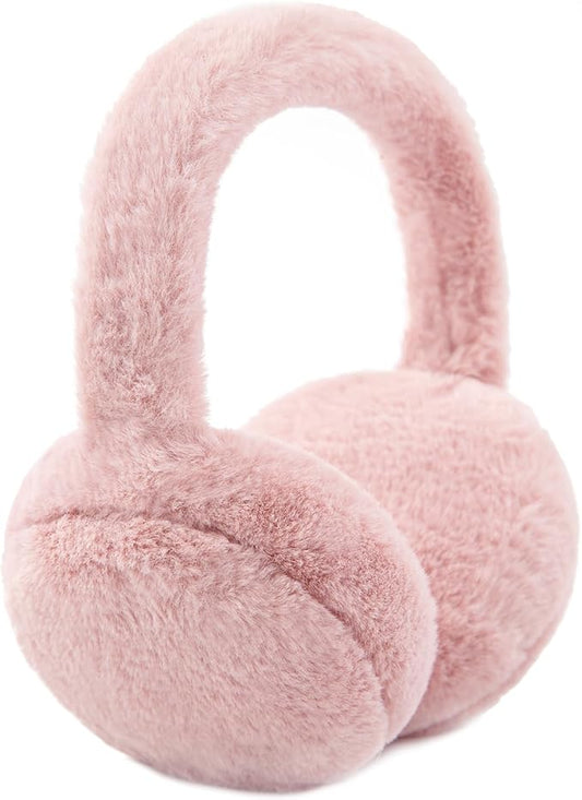 Kids Winter Earmuffs Baby Warm Ear Muff Girls Cute Furry Ear Warmers Boys Foldable Ear Covers for Cold Weather