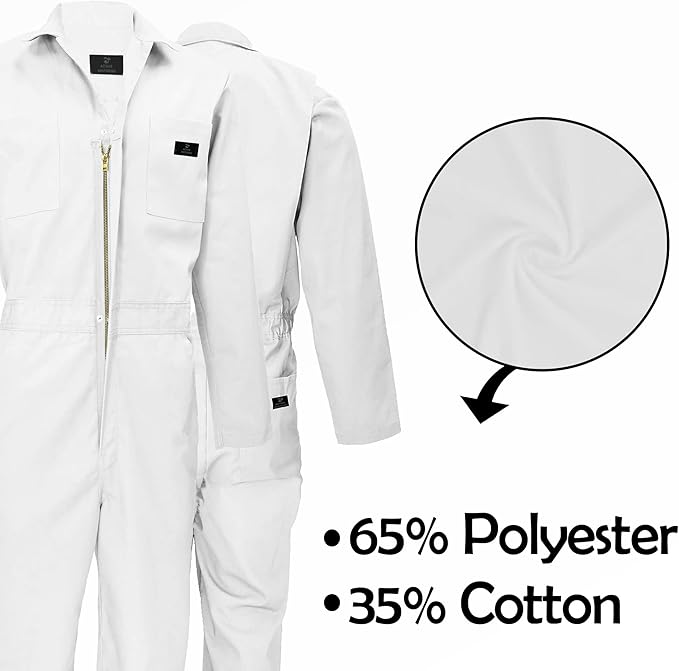 M&M SCRUBS Overall Workwear Men Long Sleeve Coveralls