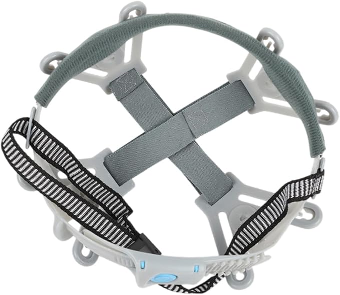 Milageto Helmet Replacement Suspension Bump Cap Insert Adjustable Headgear Ergonomic Professional Hat Liner Insert Hard Hat Suspension, 8 Point Type