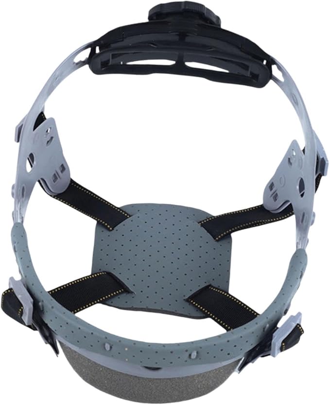 Replacement Suspension Hat Liner Insert Easy to Use Adjustable Knob Fixation Gray Gifts Helmet Insert Helmet Accessory, 4 Point Suspension
