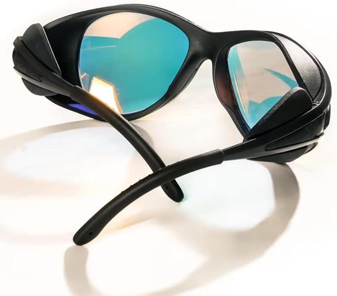 MCWlaser CO2 Laser Safety Glasses 10600nm Safety Goggles OD5+ Professional Laser Protection Eyewear Reflective Type