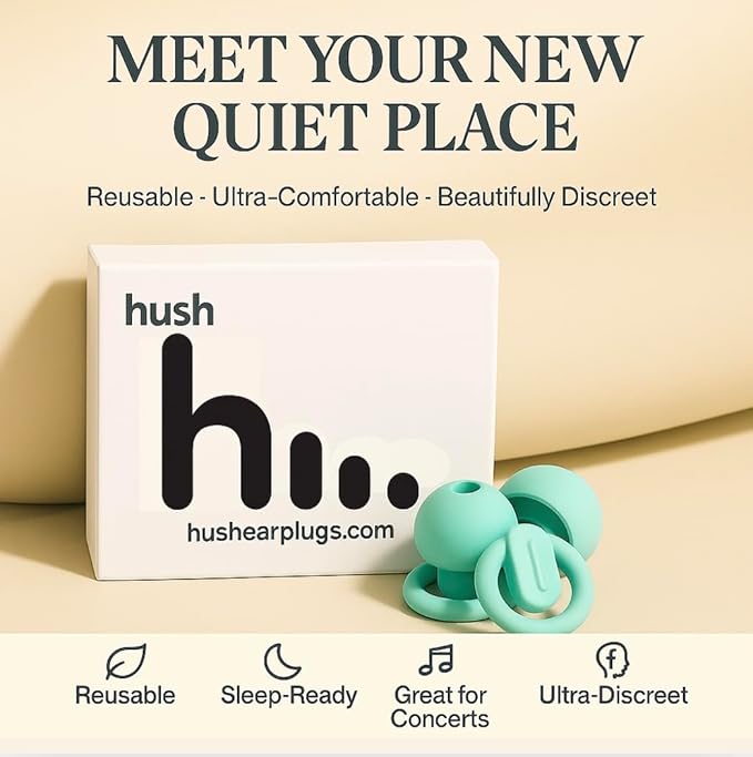 – Reusable Noise-Reducing Earplugs for Sleep, Focus, Work, Travel, Parenting & Sensory Relief | 21dB Hearing Protection (Mint, Extra Small, Small, Medium, Large)