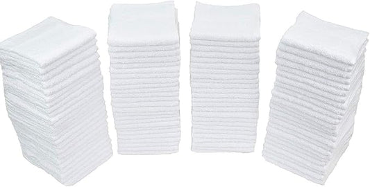 Simpli-Magic 79171 Terry Cleaning Cloths, 12"x12", White, 50 Pack