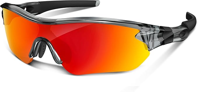 Polarized Sports Sunglasses for Men Women Youth Baseball Running Fishing Tennis Golf Cycling Driving Motor TAC UV400 TR90