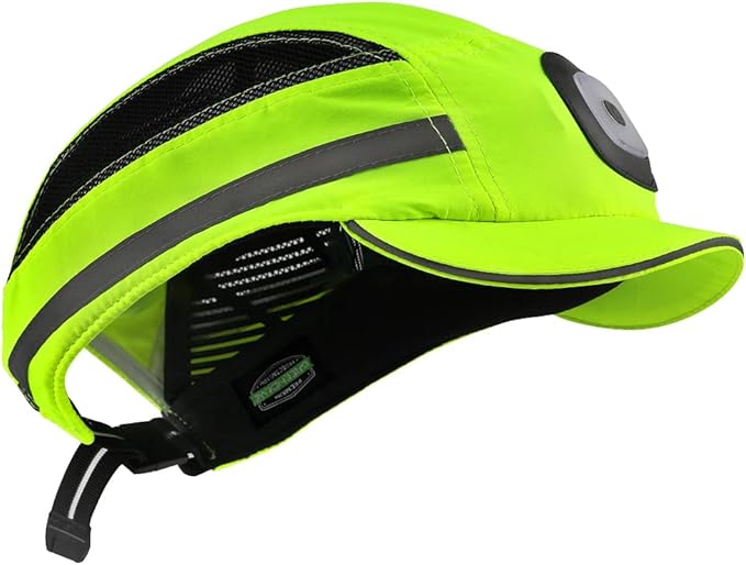 Bump Cap for Safety Baseball Cap Style Hard Hats for Adult Men Women Breathable Lightweight Safety Hat for Head Protection with Reflective Stripes