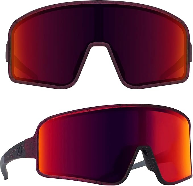 MAXJULI Polarized Sunglasses for Men Women, Windproof Outdoor Sports Cycling Running UV400 Protection Sun Glasses 8121