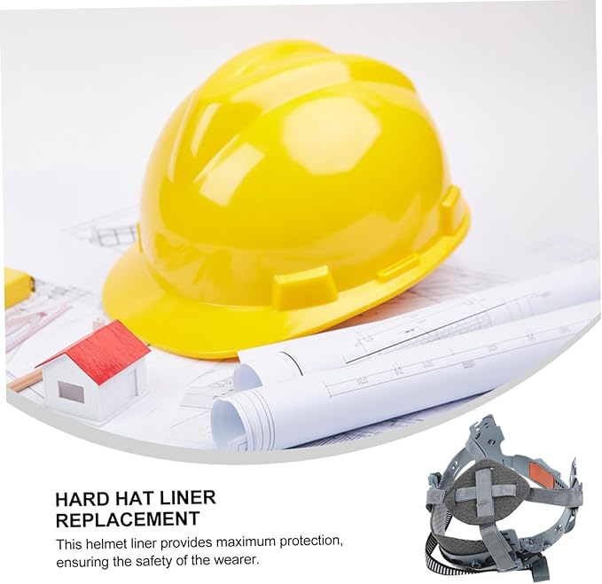 Hard Hat Suspension Liner Kit Breathable Helmet Accessory for Comfort and Protection Cloth and Sponge Material Fit for Men Various Activities