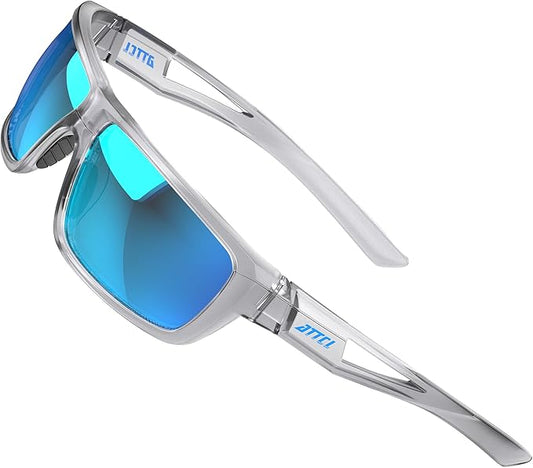 ATTCL Sports Polarized Sunglasses For Men Cycling Driving Fishing 100% UV Protection