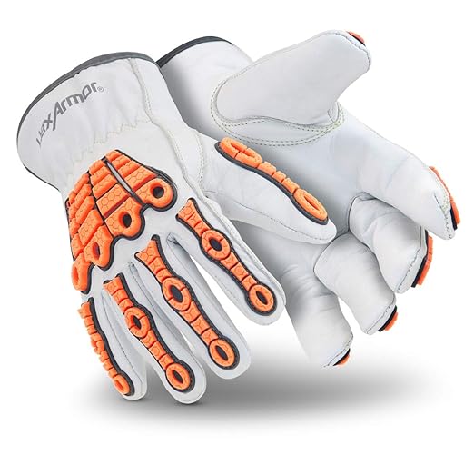 HexArmor Cut and Heat Resistant Impact Protection Leather Work Gloves | Chrome SLT ® Series 4060 | 3X-Large