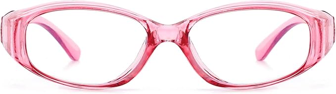 Dollger Safety Glasses Anti Fog Blue Light Blocking Glasses UV400 Protection Eyeglasses Anti Pollen Saftey Goggles (Pink)