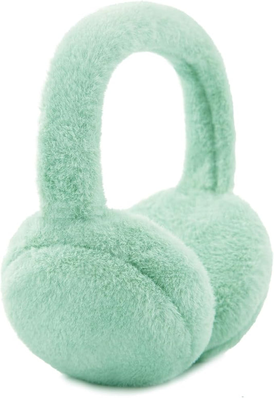 Kids Winter Earmuffs Baby Warm Ear Muff Girls Cute Furry Ear Warmers Boys Foldable Ear Covers for Cold Weather