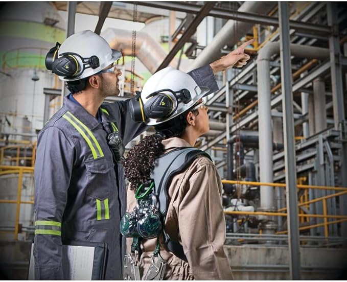 MSA V-Gard Cap Style Safety Hard Hat Suspension | Polyethylene Shell, Superior Impact Protection, Self Adjusting with Crown Straps | 1-Touch Suspension