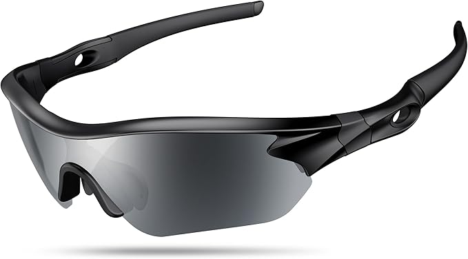Polarized Sports Sunglasses for Men Women Youth Baseball Running Fishing Tennis Golf Cycling Driving Motor TAC UV400 TR90