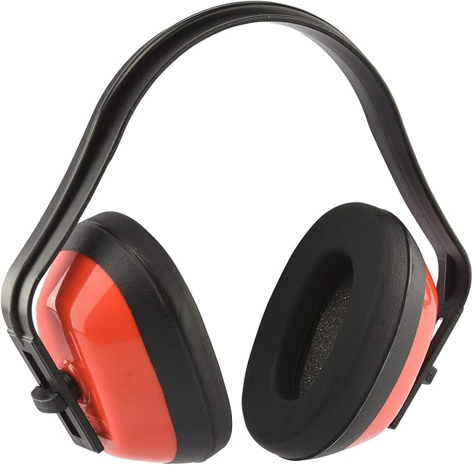 Neiko 53925A Adjustable Safety Earmuffs for Noise Reduction, ANSI S3.19-1974 Approved Ear Protection, NRR 26 dB, Pack of 2