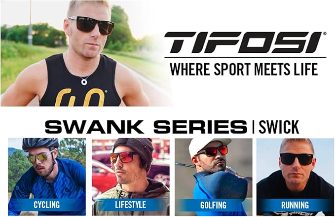 Tifosi Optics Swick Sunglasses (Onyx Fade/Clear)