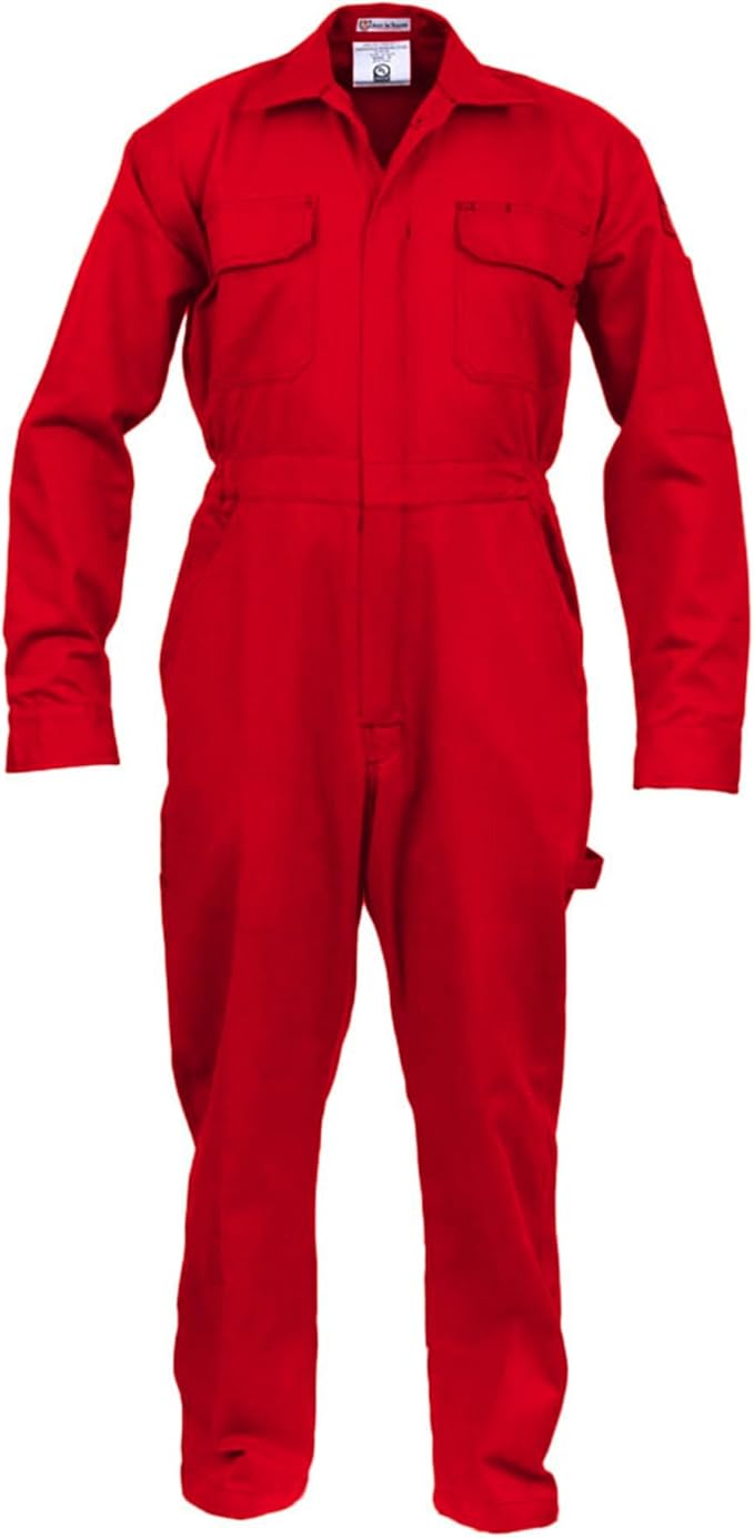 Flame Resistant FR Coverall - 88% C / 12% Nylon - 7oz
