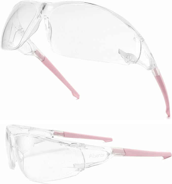 Alsenor Anti Fog Goggles Wrap-Around Shooting Safety Glasses Blue Light Blocking Protective Eyewear ANSI Z87 Cycling Glasses