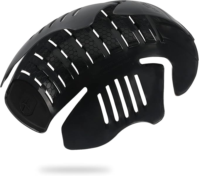 GREEN DEVIL Universal Bump Cap Insert for Baseball Caps Vented Lightweight Safety Bump Hat Insert for Men Women1Pack Black