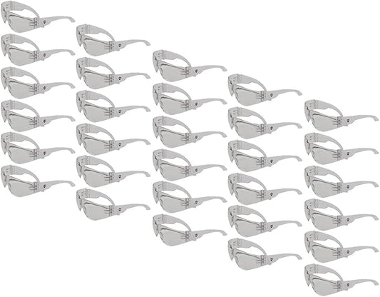 Defender Safety VS1 Safety Glasses, 30 pack, Polycarbonate protective eyewear, impact resistant Anti Scratch, ANSI Z87