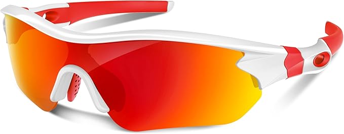 Polarized Sports Sunglasses for Men Women Youth Baseball Running Fishing Tennis Golf Cycling Driving Motor TAC UV400 TR90