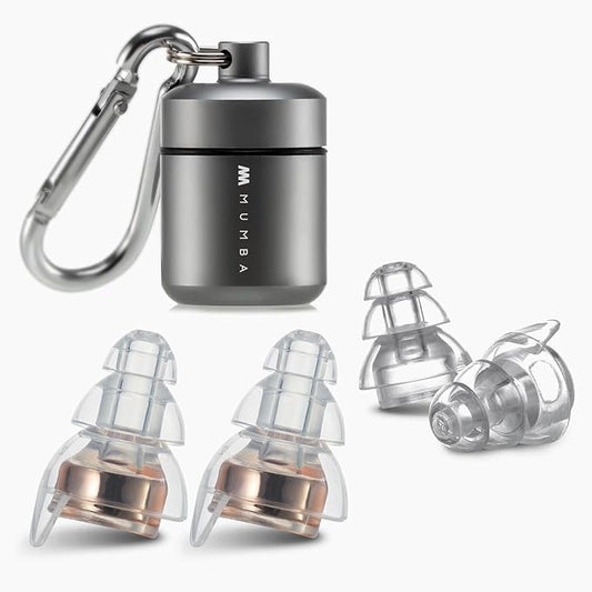 High Fidelity Concert Earplugs, Reusable Musicians Ear Plugs, 24dB Advanced Filter Technology Ear Protection for Music Festivals, DJs, Musicians