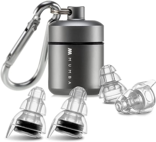 High Fidelity Concert Earplugs, Reusable Musicians Ear Plugs, 24dB Advanced Filter Technology Ear Protection