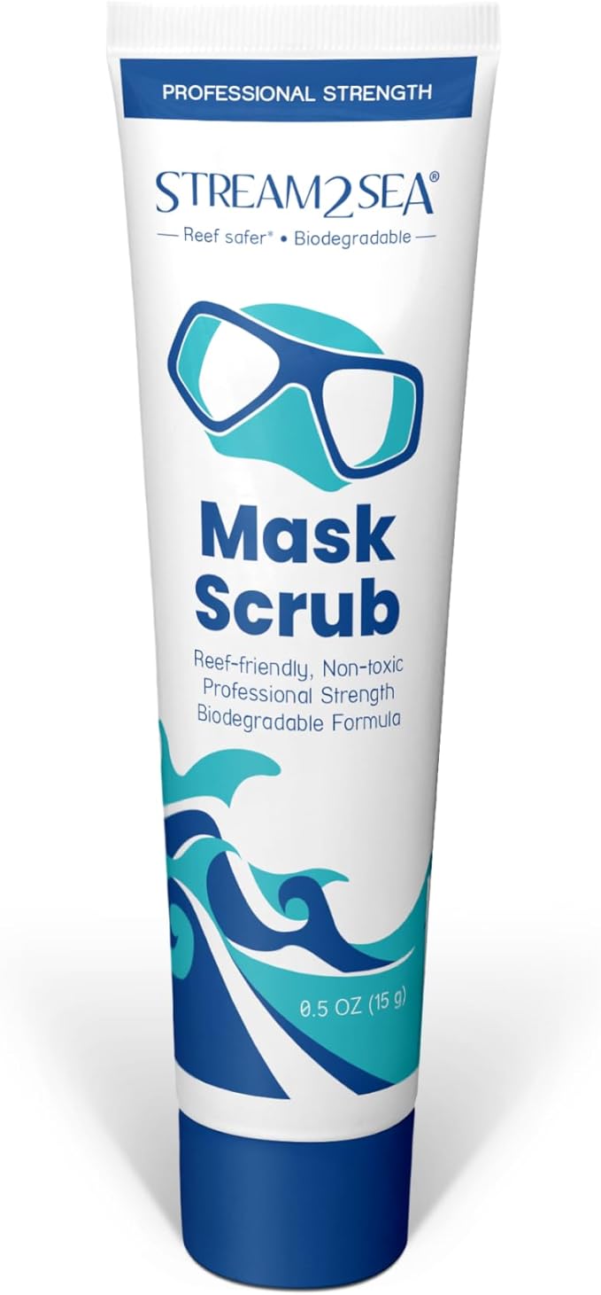 STREAM 2 SEA Mask Defog, Reef Friendly Defogger Coating Anti Fog Mask for Glasses, Snorkel Mask, Scuba Divers, Ski Goggles and Sports Glasses Equipment