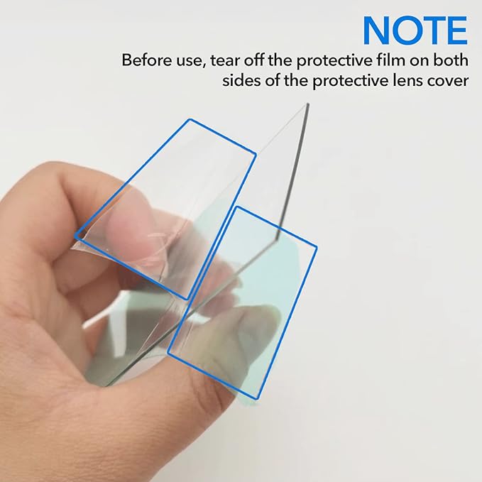 10 PCS Welding Helmet Lens Clear Cover 6 Outer (4.5"x3.5") 4 Inner (4.1"x2.1") Replaceable Protective Cover Lens Welding Accessories