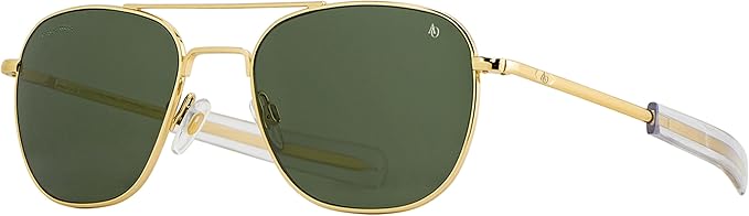 AO Americal Optical Original Pilot Glass Lenses Sunglasses | SkyMaster Glass Lenses | Polarized and Non-Polarized Available