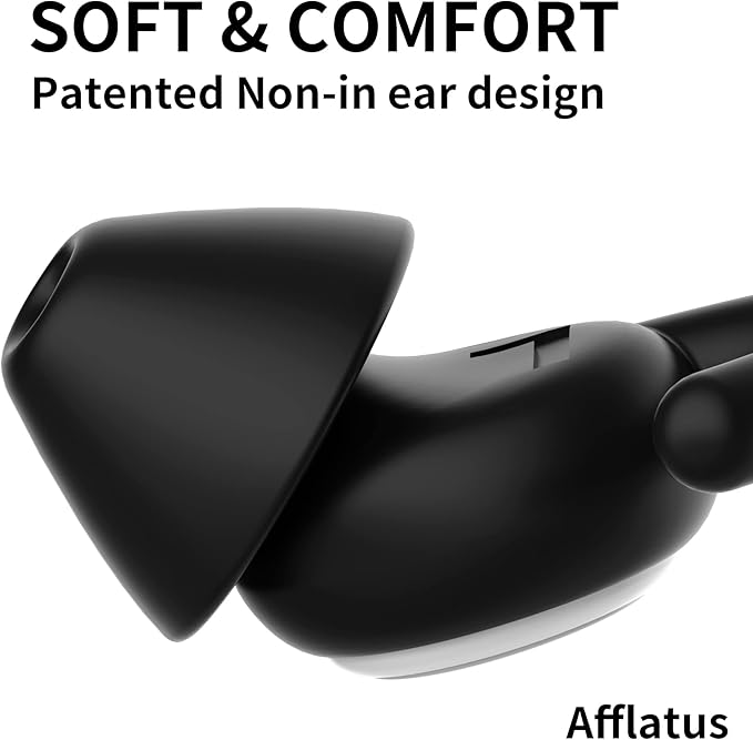 Afflatus Ear Plugs for Sleeping Noise Cancelling, 2 Pairs (S+L) Comfortable Reusable Noise Reduction Ear Plugs, Earplugs for Sleep, Snoring Light Blue
