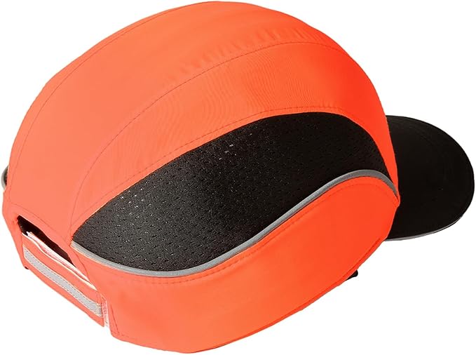 TIHEEN Unisex Safety Bump Cap, Baseball Hat Style with Reflective Stripes Lightweight and Breathable Hard Hat Head Protection Cap