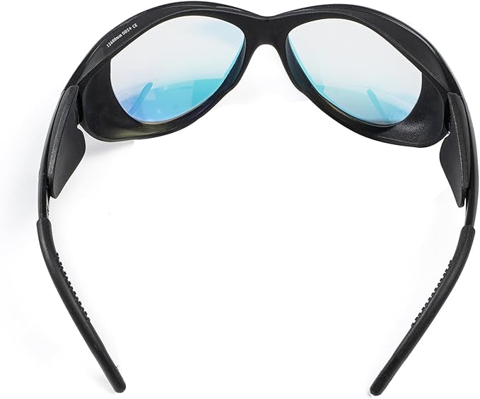 MCWlaser CO2 Laser Safety Glasses 10600nm Safety Goggles OD5+ Professional Laser Protection Eyewear Reflective Type
