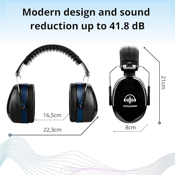 Schallwerk ® Work+ Hearing Protection Ear Muff - ear protection for noise reduction - shooting range ear protection